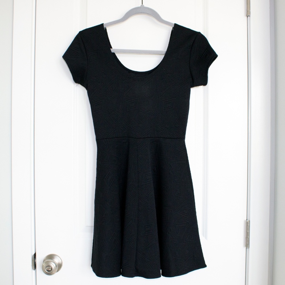 Black Geometric Dress